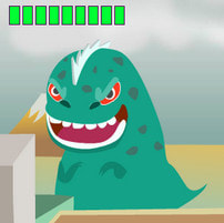 Typing Monster character
